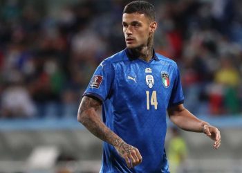 Gianluca Scamacca con la maglia dell'Italia (Foto: Web)
