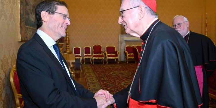 Herzog con Parolin in Vaticano