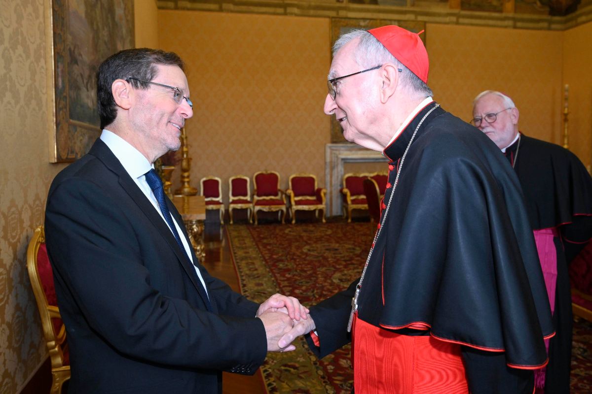 Herzog con Parolin in Vaticano