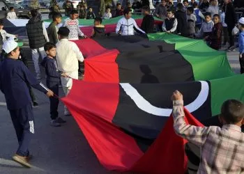 Libia. Festa nel 14esimo anniversario della rivoluzione del 2011, Tripoli, 17 febbraio 2025 (Ansa)