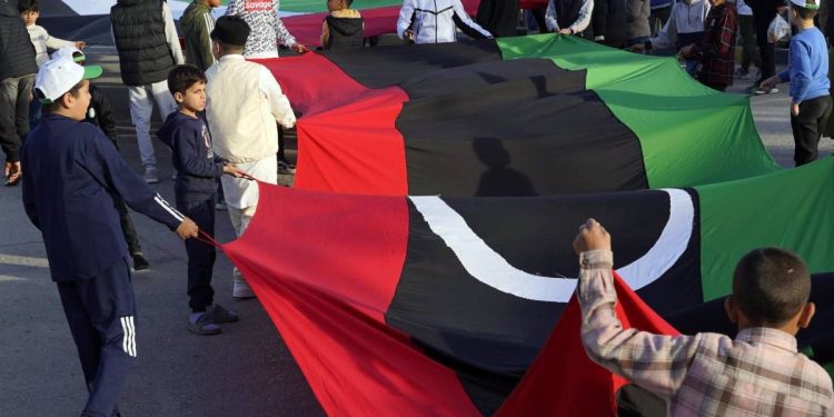 Libia. Festa nel 14esimo anniversario della rivoluzione del 2011, Tripoli, 17 febbraio 2025 (Ansa)