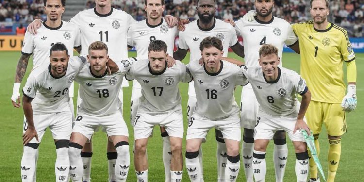 La formazione della Germania (Foto Ansa)