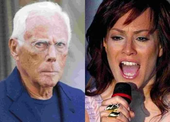 Giorgio Armani e Alexia