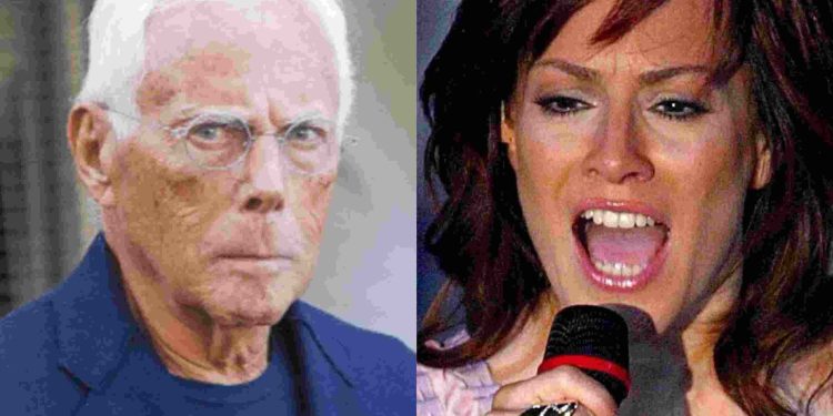 Giorgio Armani e Alexia