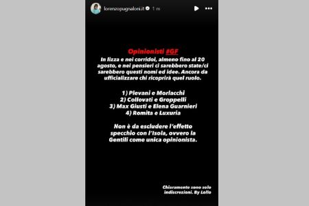 grande fratello opinionista