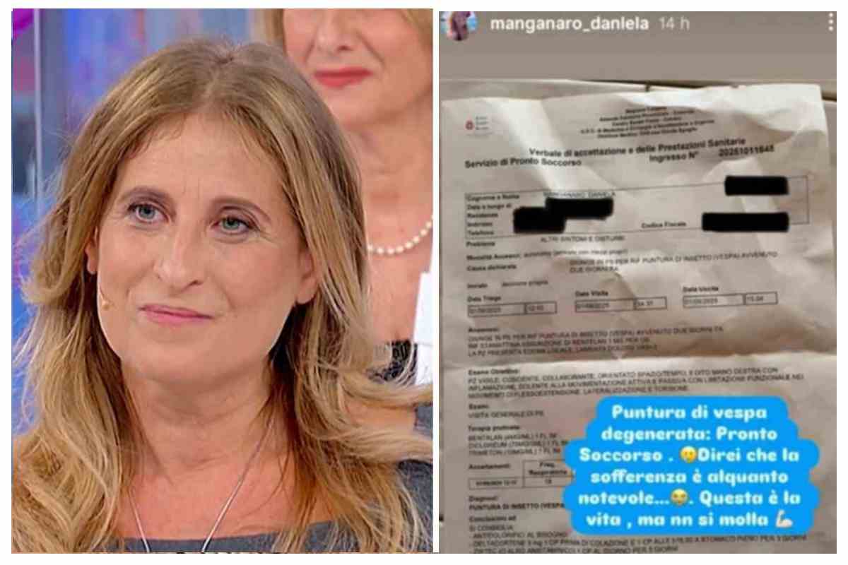 Uomini e Donne daniela in ospedale