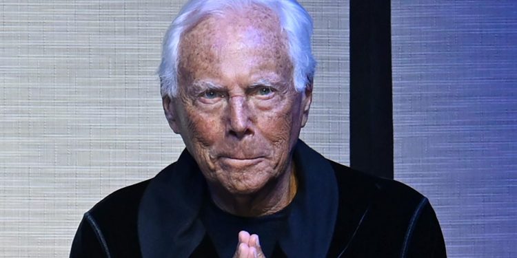 Giorgio Armani (Ansa)