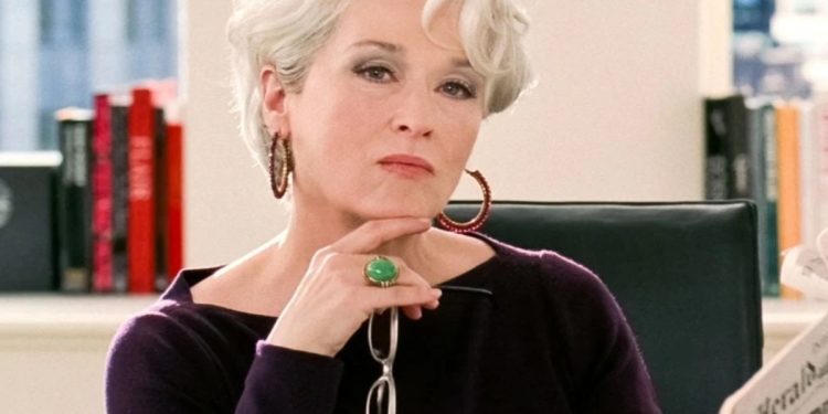 Meryl Streep è Miranda Priestly ne Il diavolo veste Prada (Foto Web)