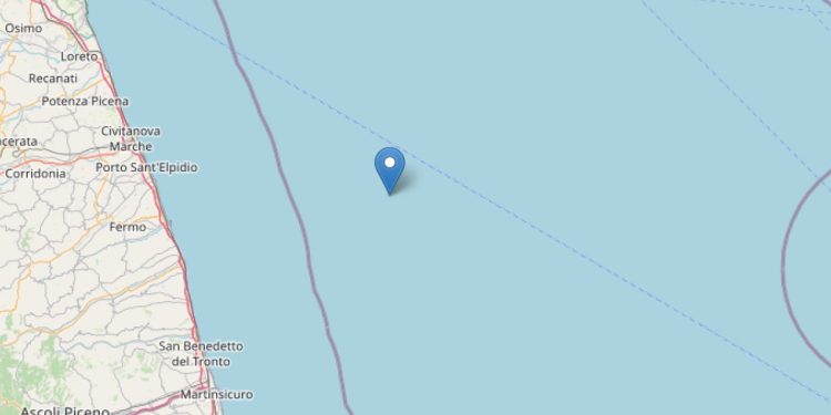 Terremoto oggi Mar Adriatico