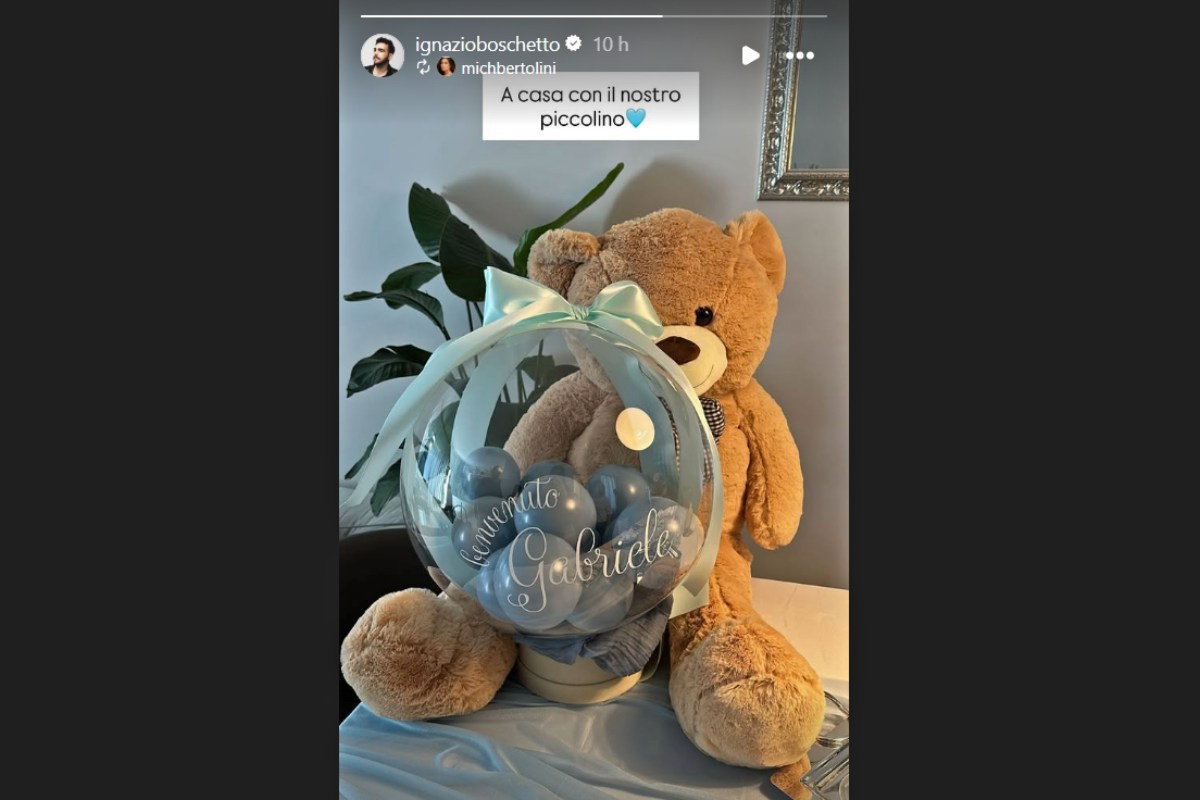 Ignazio Boschetto e Michelle Bertolini, è nato il figlio Gabriele (Screen Instagram)
