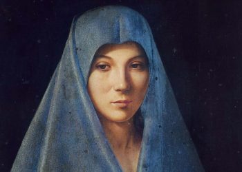 Antonello da Messina, "Annunciata di Palermo" (1475, particolare)
