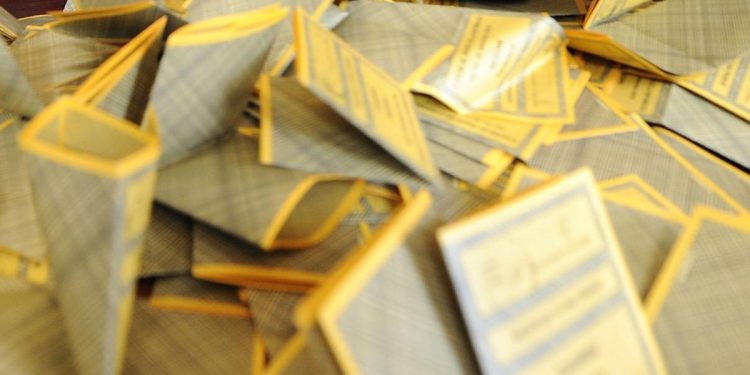 Spoglio elettorale (ANSA/ ALESSANDRO DI MARCO)