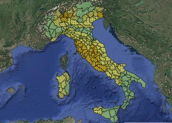 Allerta meteo, 10 settembre 2025 (Foto: Protezione Civile)