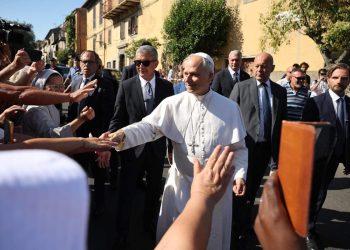 Papa Leone XIV a Castel Gandolfo