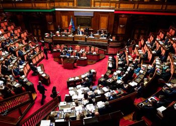 L'aula del Senato (Ansa)