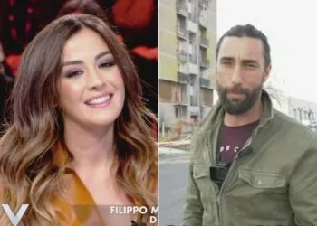 Giorgia Palmas e Vittorio Brumotti (Foto: screen Mediaset Infinity)