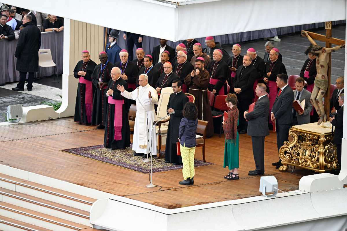 Preghiera col Papa in Udienza