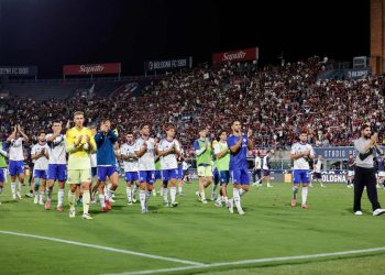 Il Como ringrazia i suoi tifosi (Foto ANSA)