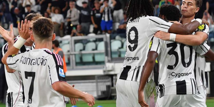 La Juventus esulta (Foto ANSA)