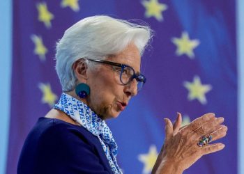 Christine Lagarde, presidente della BCE (Ansa)