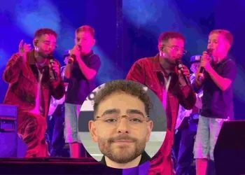 Rocco Hunt porta il figlio Giovanni a duettare sul palco