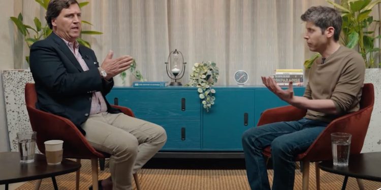 Sam Altman e Tucker Carlson