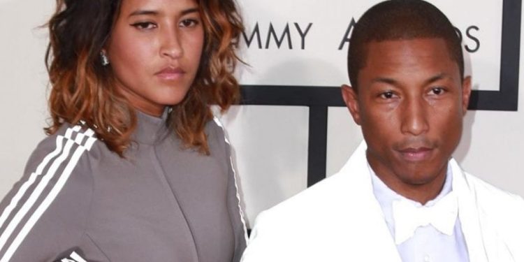 Pharrell Williams e la moglie (Foto: Web)