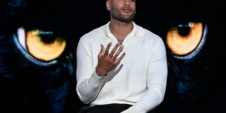 Marcell Jacobs a Belve (Foto ANSA)