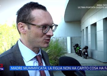 Donna mummificata a Bergamo (Foto: La vita in diretta)