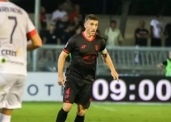 Lorenzo Saporetti con il Forlì (da facebook.com/ForliFC)