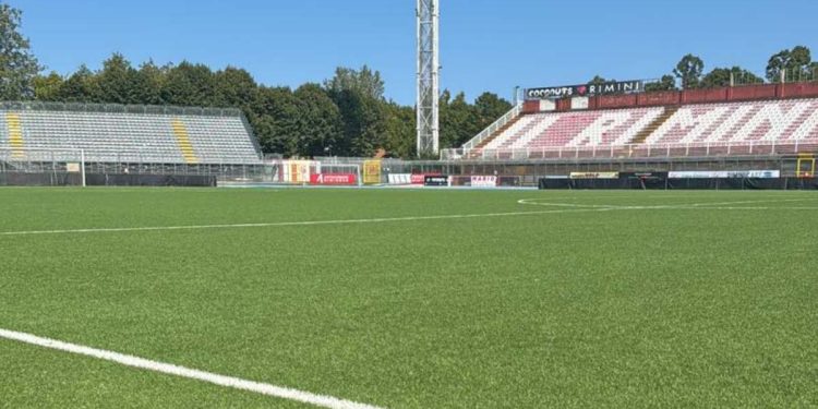 Una veduta del Romeo Neri, stadio del Rimini (da facebook.com/riminifootballclub)