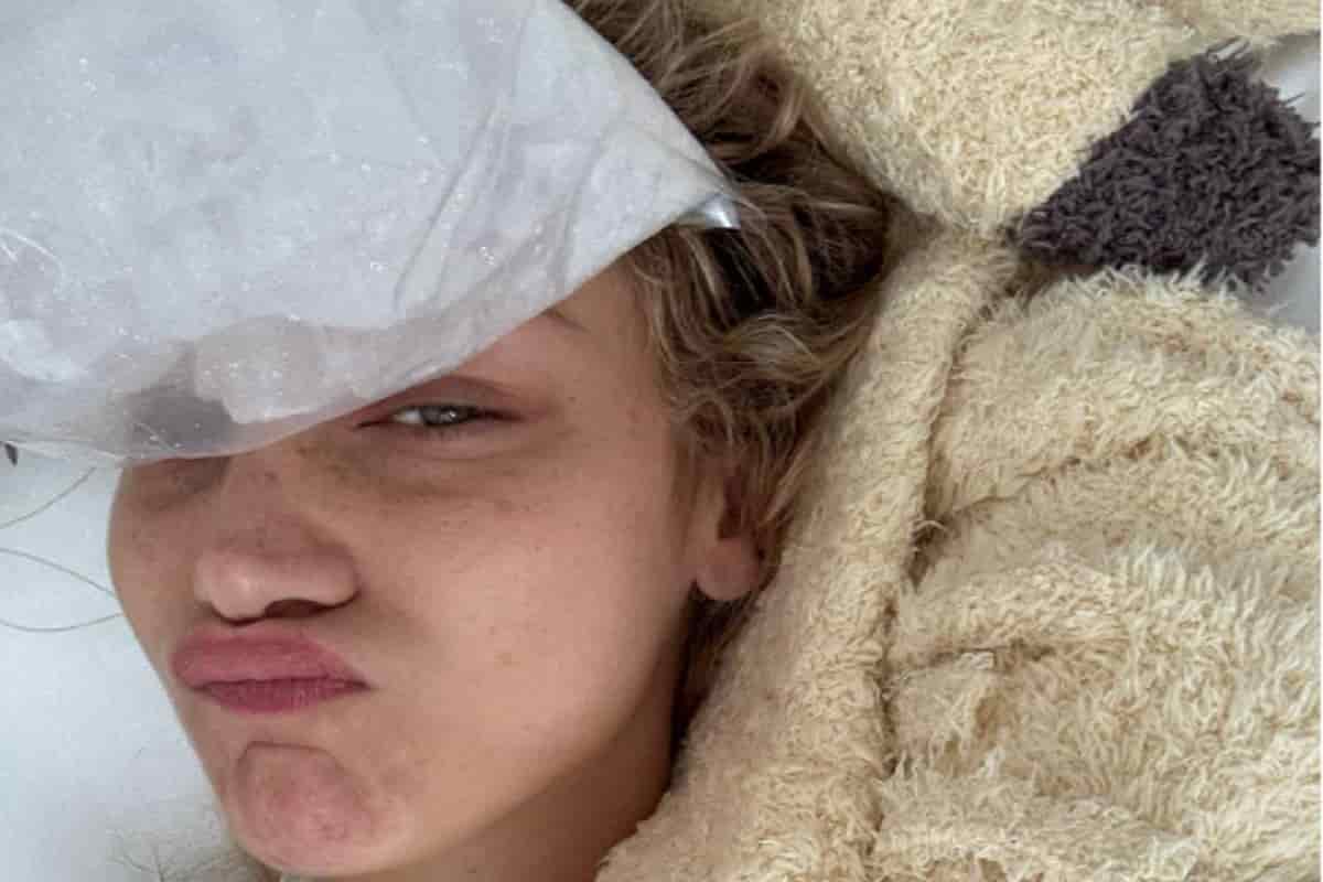 bella hadid in ospedale