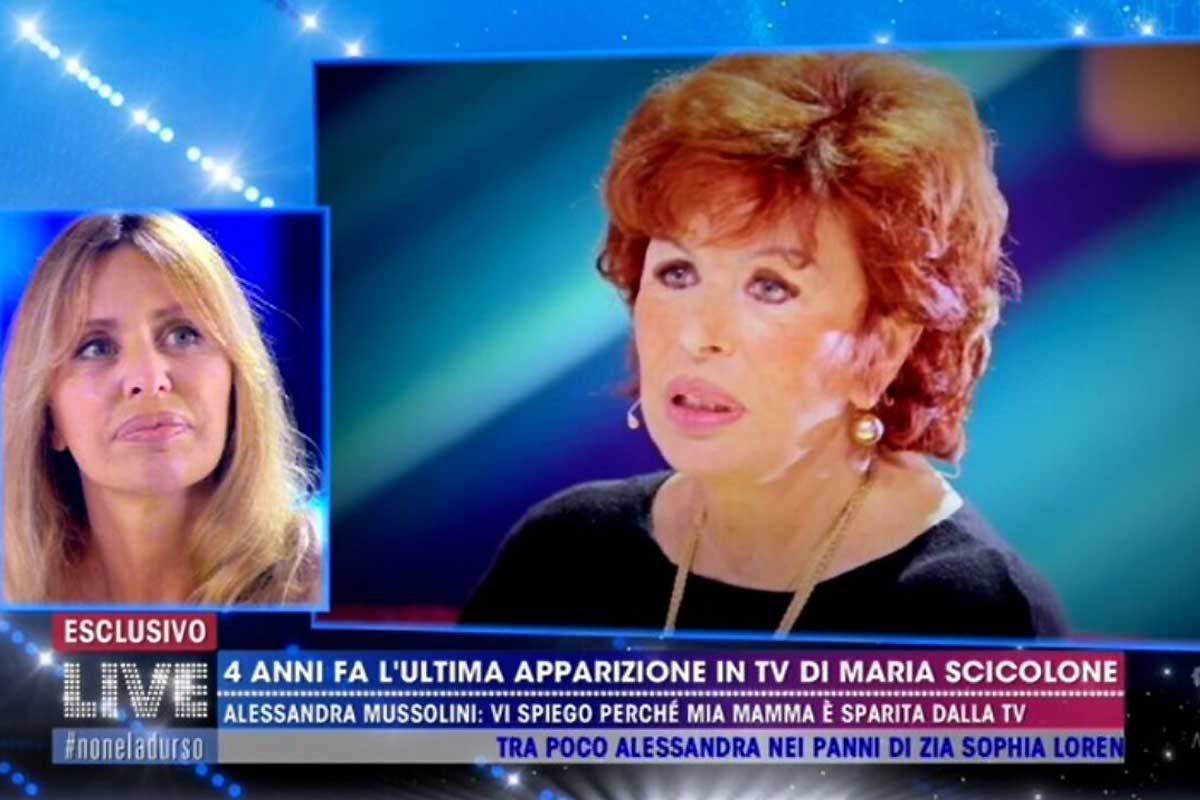Maria Scicolone, madre di Alessandra Mussolini