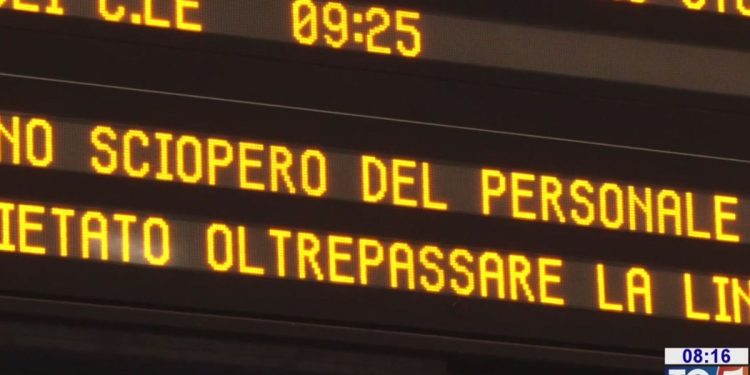 Sciopero trasporti (Foto: Tg5)