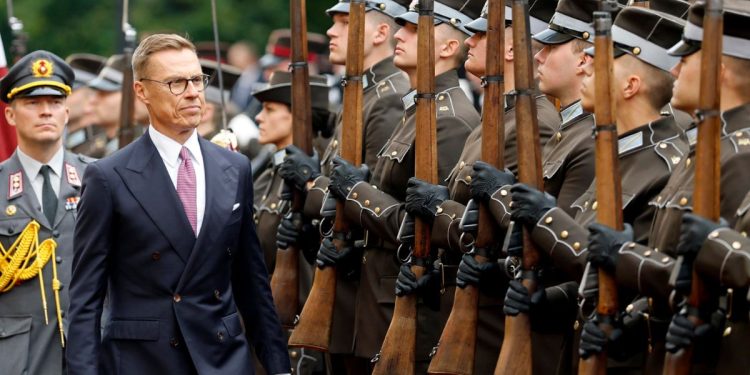 Il presidente finlandese Alexander Stubb