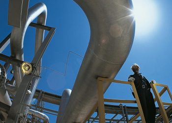 Impianto gas di ENI in Egitto (Ansa/ Ufficio stampa ENI)