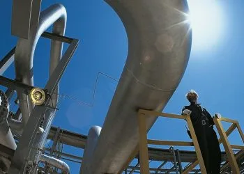 Impianto gas di ENI in Egitto (Ansa/ Ufficio stampa ENI)