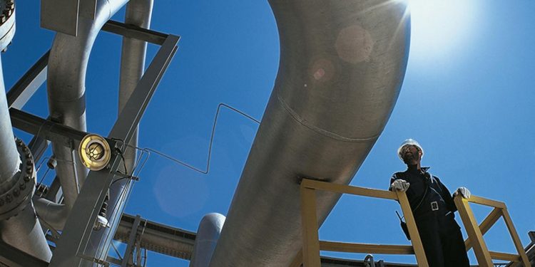 Impianto gas di ENI in Egitto (Ansa/ Ufficio stampa ENI)