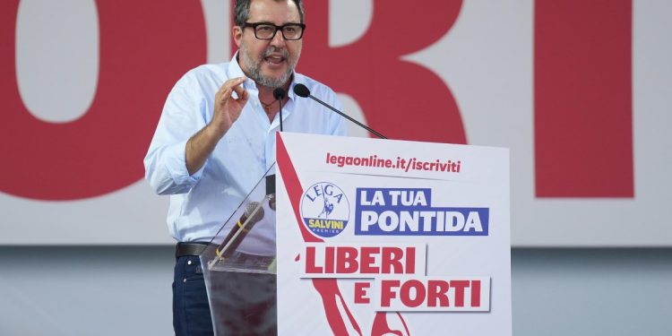 Salvini a Pontida 2025