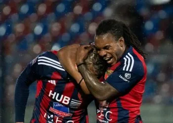 La Casertana in gol (da facebook.com/SerieCofficial)