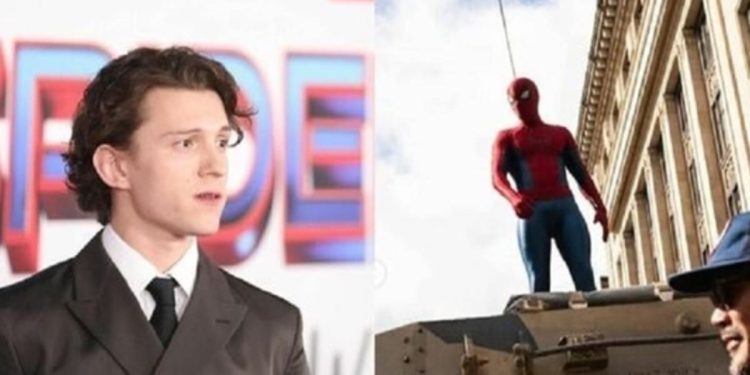 Tom Holland, set Spider Man incidente