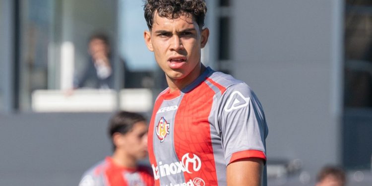 Alessio Raballo con la Cremonese Primavera (da facebook.com/uscremonesegiovanili)