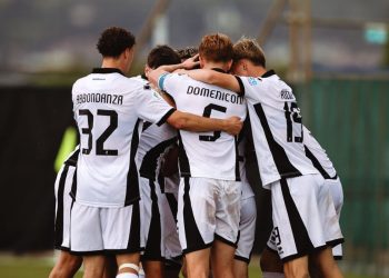 L'esultanza del Cesena Primavera (da facebook.com/cesenafc)