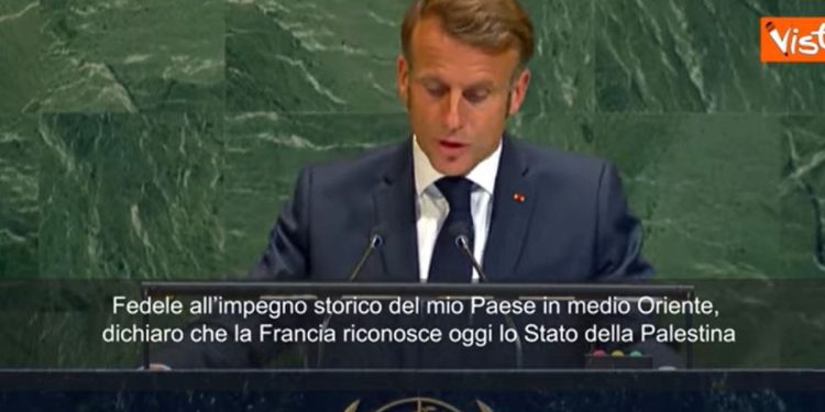 Macron all'Onu (Foto: Youtube)