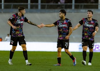 La Vis Pesaro in campo (da facebook.com/vispesaro1898)