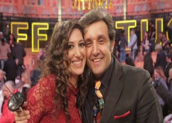 Adriana Riccio e Flavio Insinna