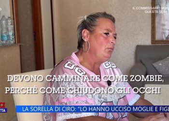 Ciro Rapuano, la sorella (Foto: La vita in diretta)