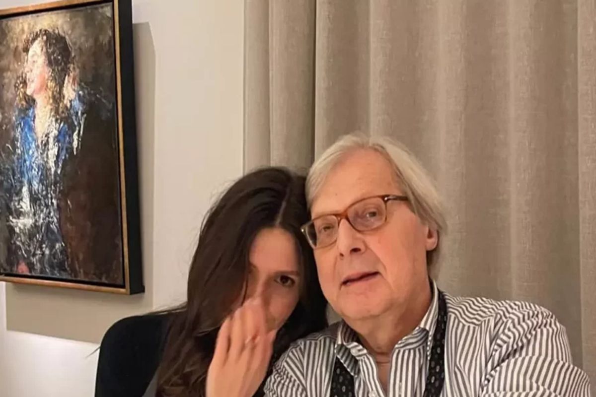 Vittorio Sgarbi e la figlia Evelina (Foto: Web)