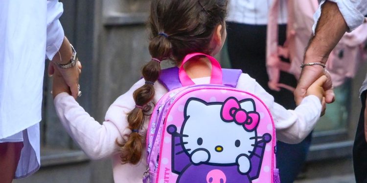 Primo giorno di scuola (ansa)