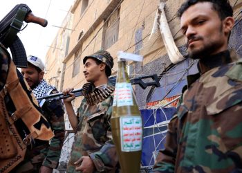 Miliziani Houthi i Yemen (Foto: ANSA-EPA/YAHYA ARHAB)